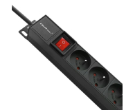 Qoltec Aluminiowa Listwa zasilająca PDU do RACK 16A 16xFR Pionowa - 1257509 - zdjęcie 3